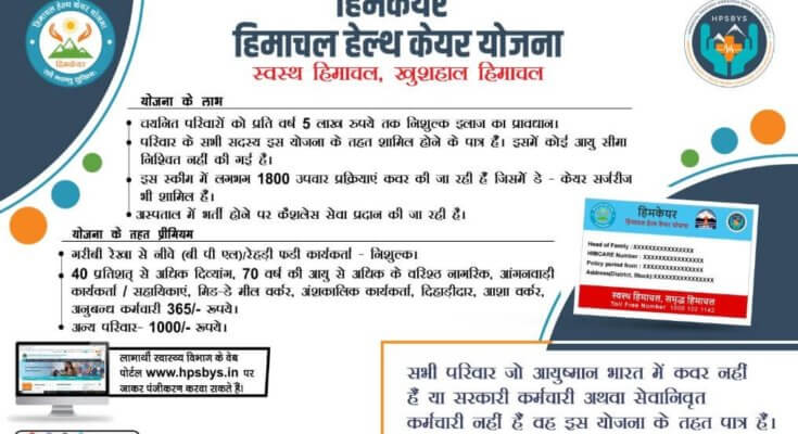 Himachal Pradesh HimCare Scheme- Online Application | Application Form | Hp Himcare Online Registration 2020, Himcare Card Status, Balance, Hospital List