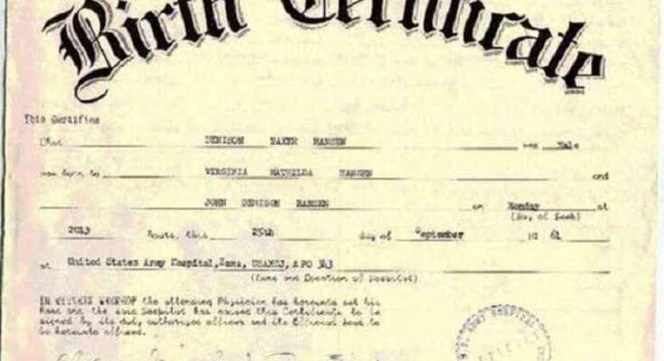 Uttar Pradesh Birth Certificate